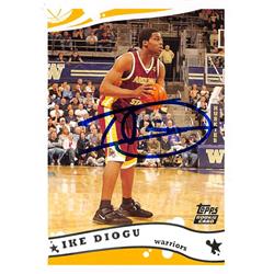 623653 Ike Diogu Autographed Basketball Card - Arizona State Sun Devils - 2005 Topps Rookie No.229
