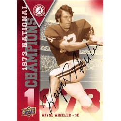 624485 Wayne Wheeler Autographed Football Card - Alabama Crimson Tide, SC - 2012 Upper Deck National Champions No.NCWW -  Autograph Warehouse