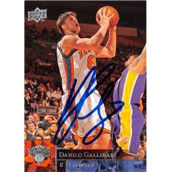 624690 Danilo Gallinari Autographed Basketball Card - New York Knicks - 2009 Upper Deck No.133