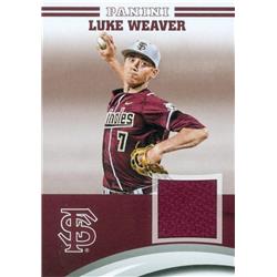 624776 Luke Weaver Player Worn Jersey Patch Baseball Card - Florida State Seminoles - 2015 Panini Team Collection No.LWFSU