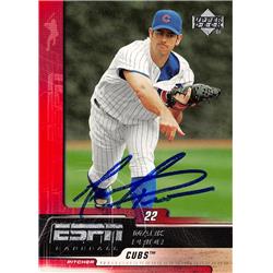 626127 Mark Prior Autographed Baseball Card - Chicago Cubs - 2005 Upper Deck Espn No.19