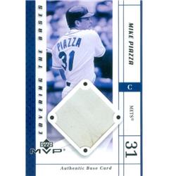 649486 Mike Piazza Relic NLCS Base Patch Baseball Card - New York Mets - 2003 Upper Deck MVP No.CBMP