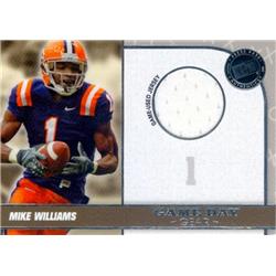 Autograph Warehouse 649806 Mike Williams Player Worn Jersey Patch Football Card - Syracuse Orange - 2010 Press Pass Game Day Gear Rookie No.GDGMW