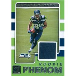 Amara Darboh Player Worn Jersey Patch Football Card - Seattle Seahawks - 2017 Donruss Rookie Phenom No.29