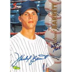 650097 Michael Barrett Autographed Baseball Card - Montreal Expos - 1995 Classic 5 Sport Rookie No.MB