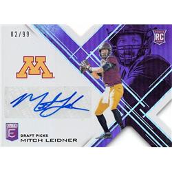 650397 Mitch Leidner Autographed Football Card - Michigan Wolverines - 2017 Panini Elite Draft Picks Rookie Refractor No.152 LE 2-99 -  Autograph Warehouse