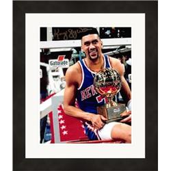 650748 Kenny Walker Autographed 8 x 10 in. Photo - New York Knicks, Sky - No.SC2 Matted & Framed Blurry Image -  Autograph Warehouse