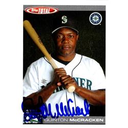 651070 Quinton Mccracken Autographed Baseball Card - Seattle Mariners, FT - 2004 Topps Total No.306