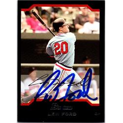 651582 Lew Ford Autographed Baseball Card - Minnesota Twins, FT - 2004 Bowman 1st Rookie No.BDP12