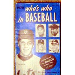 Picture of Autograph Warehouse 651634 1970 Whos Who Baseball Book - Tom Seaver on Cover with Killebrew Mccovey Mclain Used Good Condition
