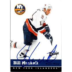 651705 Bill Muckalt Autographed Hockey Card - New York Islanders, FT - 2000 Upper Deck Vintage No.229