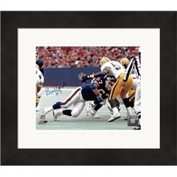 583949 Billy Ard Autographed 8 x 10 in. Photo - New York Giants Super Bowl Champion - No.1 Matted & Framed