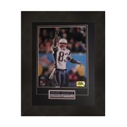Picture of Autograph Warehouse 584110 Deion Branch Matted & Framed 8 x 10 in. Photo - New England Patriots&#44; Super Bowl XXXIX MVP