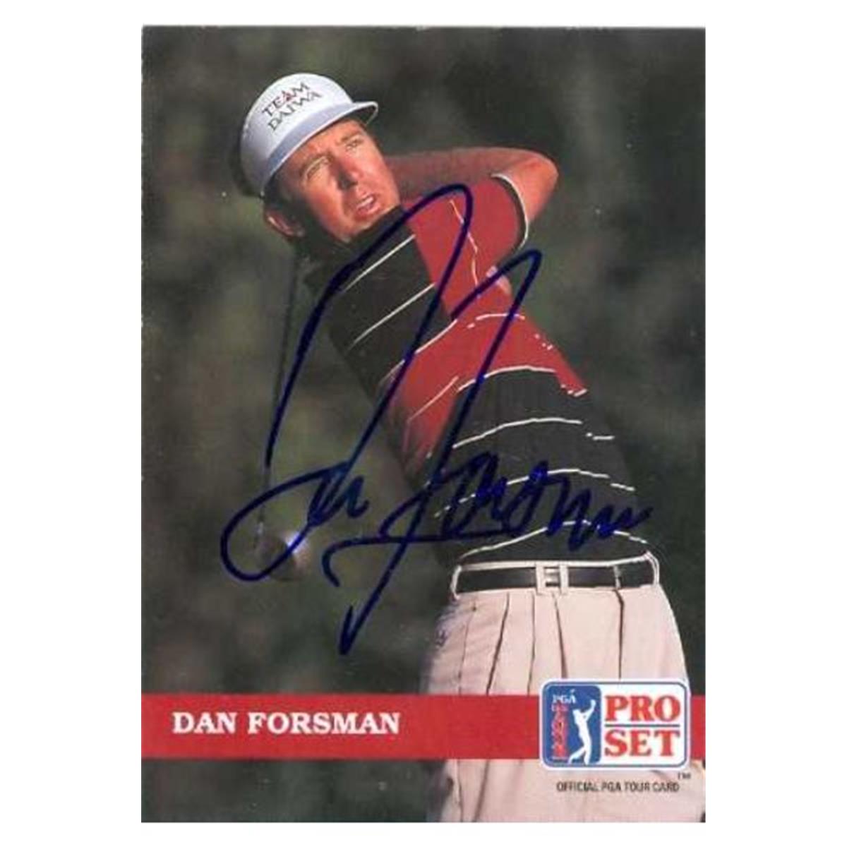 584238 Dan Forsman Autographed Trading Card - Golf
