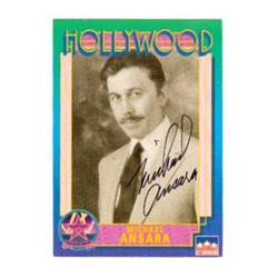 584454 Michael Ansara Signed Trading Card - Broken Arrow Kane Buck Rogers - 1991 Hollywood Walk of Fame No.83