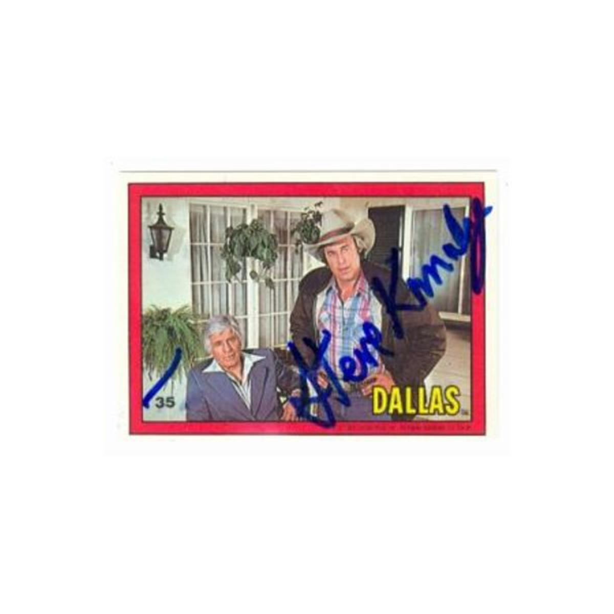 584494 Steve Kanaly Signed Trading Card - Dallas No.35