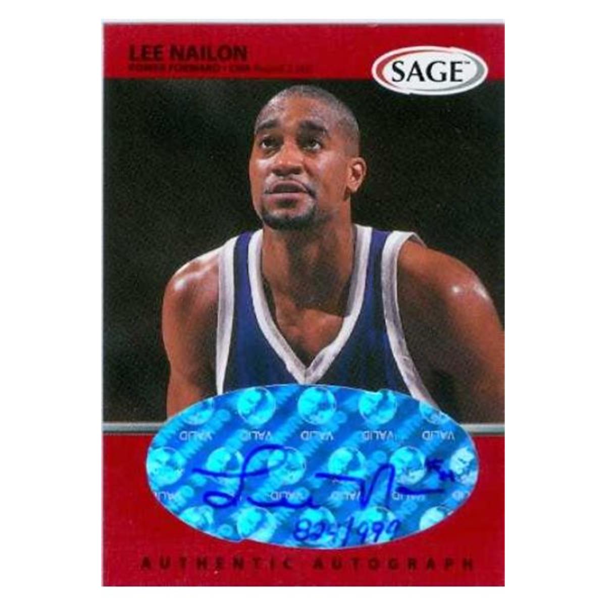 584729 Lee Nailon Autographed Basketball Card - TCU