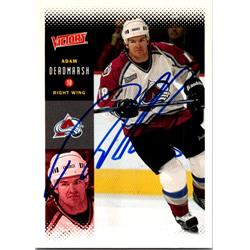 654042 Adam Deadmarsh Autographed Hockey Card - Colorado Avalanche, FT - 2000 Upper Deck Victory No.64
