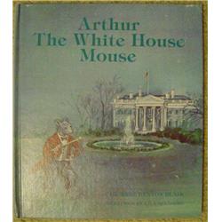 598020 Arthur White House Mouse Autographed Book by Author Anne Denton Blair - 1975 First Edition Printing