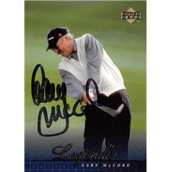 598181 Gary Mccord Autographed Golf Card - PGA Tour, Uc Riverside, SC - 2001 Upper Deck Legends No.62