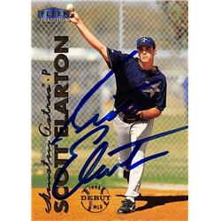 618641 Scott Elarton Autographed Baseball Card - Houston Astros, SC - 1999 Fleer Tradition No.94