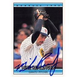 618719 Mike Remlinger Autographed Baseball Card - San Francisco Giants, SC - 1992 Donruss No.336