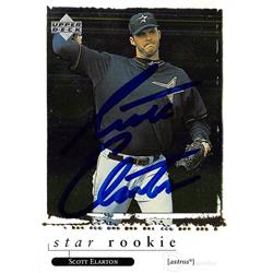 618744 Scott Elarton Autographed Baseball Card - Houston Astros, SC - 1998 Upper Deck Star Rookie No.569