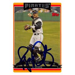 618798 Ryan Doumit Autographed Baseball Card - Pittsburgh Pirates, SC - 2006 Topps No.406