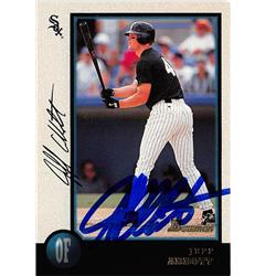 618854 Jeff Abbott Autographed Baseball Card - Chicago White Sox, SC - 1998 Bowman Rookie No.147