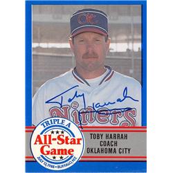Toby Harrah autographed baseball card 1988 Pro #AAA51 All Star Game (Oklahoma City 89ers Minor League 67) - Baseball Slabbed Autographed Cards