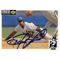 626369 Ryan Thompson Autographed Baseball Card - New York Mets - 1994 Upper Deck Silver Signature No.276