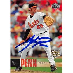 626399 Hayden Penn Autographed Baseball Card - Baltimore Orioles - 2006 Upper Deck Rookie No.1025