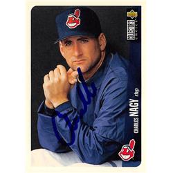 626525 Charles Nagy Autographed Baseball Card - Cleveland Indians - 1996 Upper Deck No.531