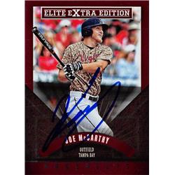 637765 Joe Mccarthy Autographed Baseball Card - Tampa Bay Rays - 2015 Panini Elite Extra Prospects Rookie No.86