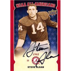 638024 Steve Sloan Autographed Football Card - Alabama Crimson Tide, SC - 2012 Upper Deck All Americans No.AASS -  Autograph Warehouse