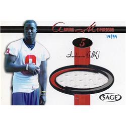 Picture of Autograph Warehouse 664647 Adrian Mcpherson Player Worn Jersey Patch FSU, Indiana Firebirds 2005 Sage Rookie No.12 LE 14-99 Football Card