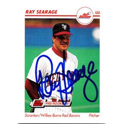 665105 Ray Searage Autographed Scranton Red Barons 1991 Impel Pre Rookie No.496 Baseball Card
