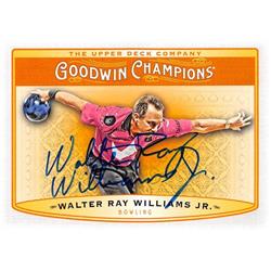 665289 Walter Ray Williams Autographed Bowling Hall of Fame, SC 2019 Upper Deck Goodwin Champions No.82 Trading Card