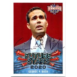 665352 George P. Bush Autographed Commissioner Texas General Land Office 2016 Decision Future Stars No.100 Trading Card