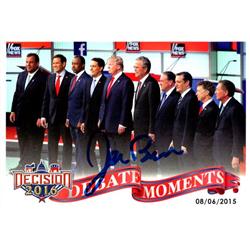 665355 Jeb Bush Autographed Former Governor of Florida 2016 Decision Debate Moments No.67 Trading Card