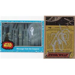 665412 Clive Revill Autographed Star Wars Emperor Palpatine 2015 Topps Journey To Force No.50 Signed on Back Trading Card -  Autograph Warehouse