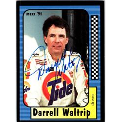 724248 Darrell Waltrip Autographed NASCAR Driver, Auto Racing & SC 1991 Maxx No.17 Trading Card