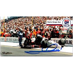 724269 Mario Andretti Autographed NASCAR Driver Auto Racing, SC 1995 Skybox Indy 500 Long No.59 Trading Card -  Autograph Warehouse
