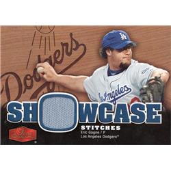 724340 Eric Gagne Player Worn Jersey Patch Los Angeles Dodgers 2006 Upper Deck Showcase No.SSEG Baseball Card