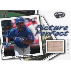 724433 Carlos Delgado Player Used Bat Patch Toronto Blue Jays 2003 Leaf Picture Perfect No.PP5 Baseball Card