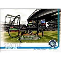 724683 Rick Rizzs Autographed Seattle Mariners Broadcaster, SC 2019 Topps Safeco Field No.75 Baseball Card