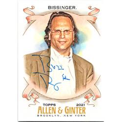 725719 Buzz Bissinger Autographed Author & Journalist, Friday Night Lights & SC 2021 Topps Allen & Ginter No.262 Baseball Card