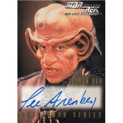 725743 Lee Arenberg Autographed Star Trek Next Generation 1999 Sky Box No.A17 Trading Card