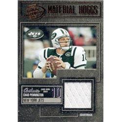 725820 Chad Pennington Player Worn Jersey Patch New York Jets 2003 Playoff Material Hoggs No.MH11 LE 40-200 Football Card