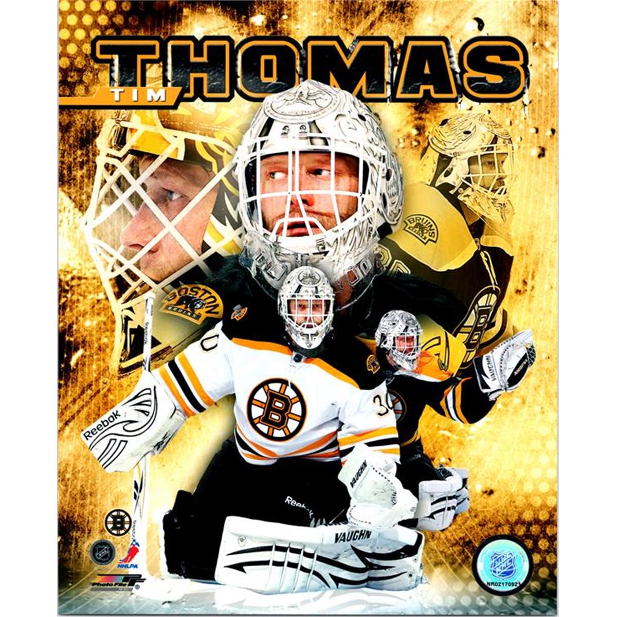 726051 8 x 10 in. Tim Thomas Boston Bruins Collage Photofile Licensed Photo